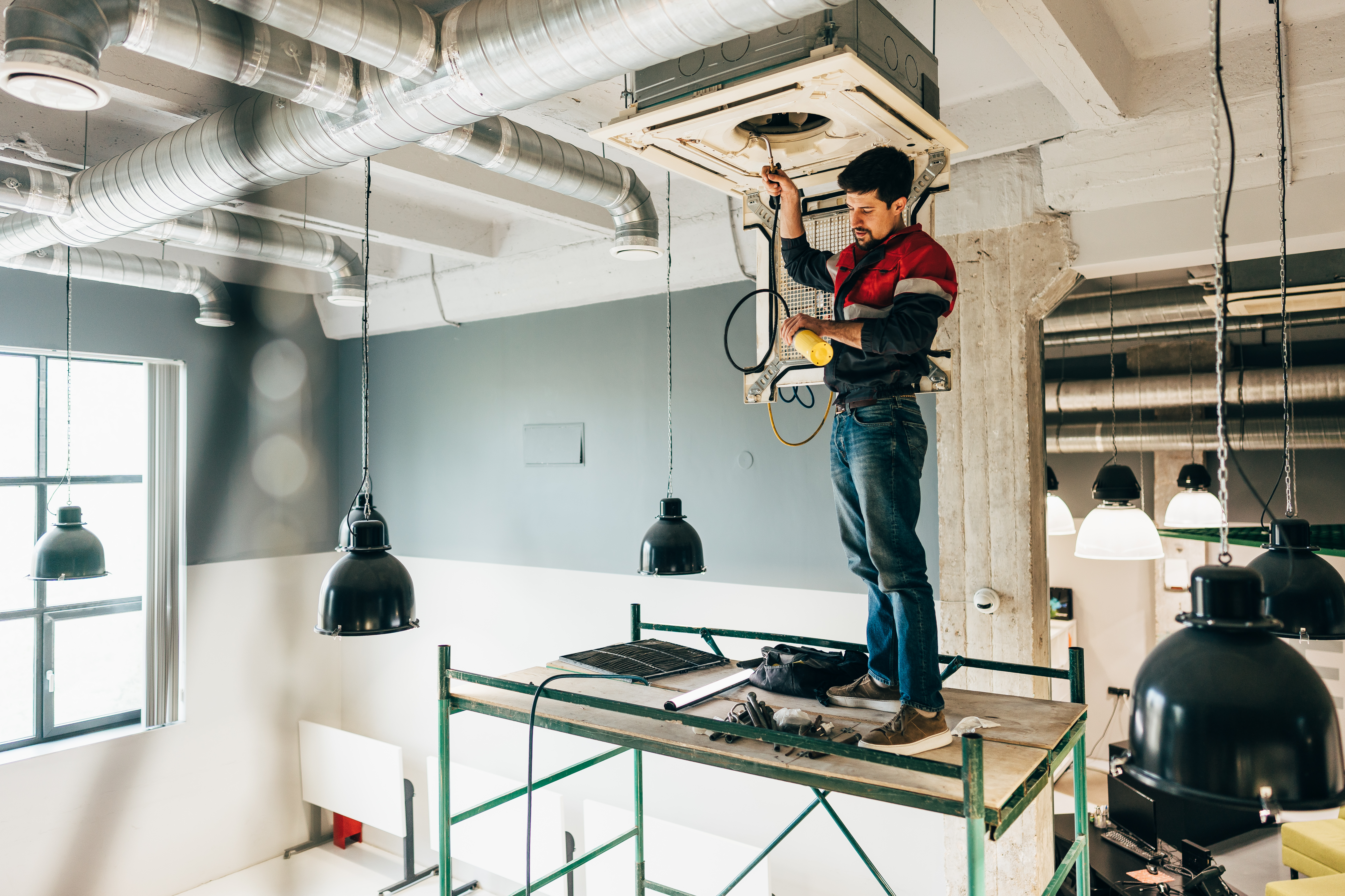 Interior room under construction